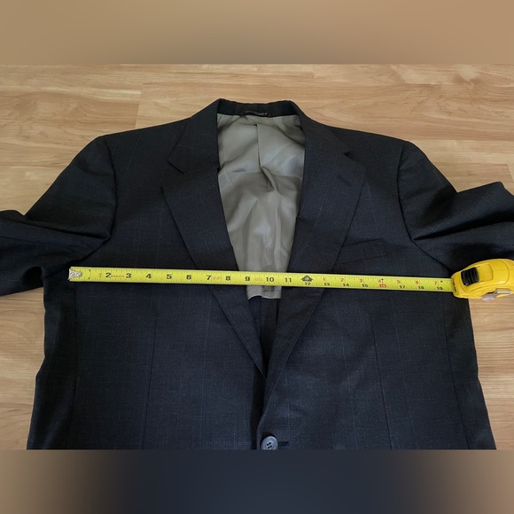 ‼️SOLD‼️Vintage Furmans Men's Two-Button Wool Blazer Suit Jacket Gray 42R - Picture 11 of 14